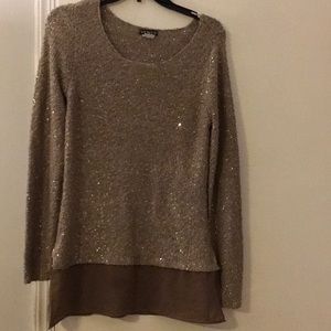 Worn twice, medium Venus sweater with sequence